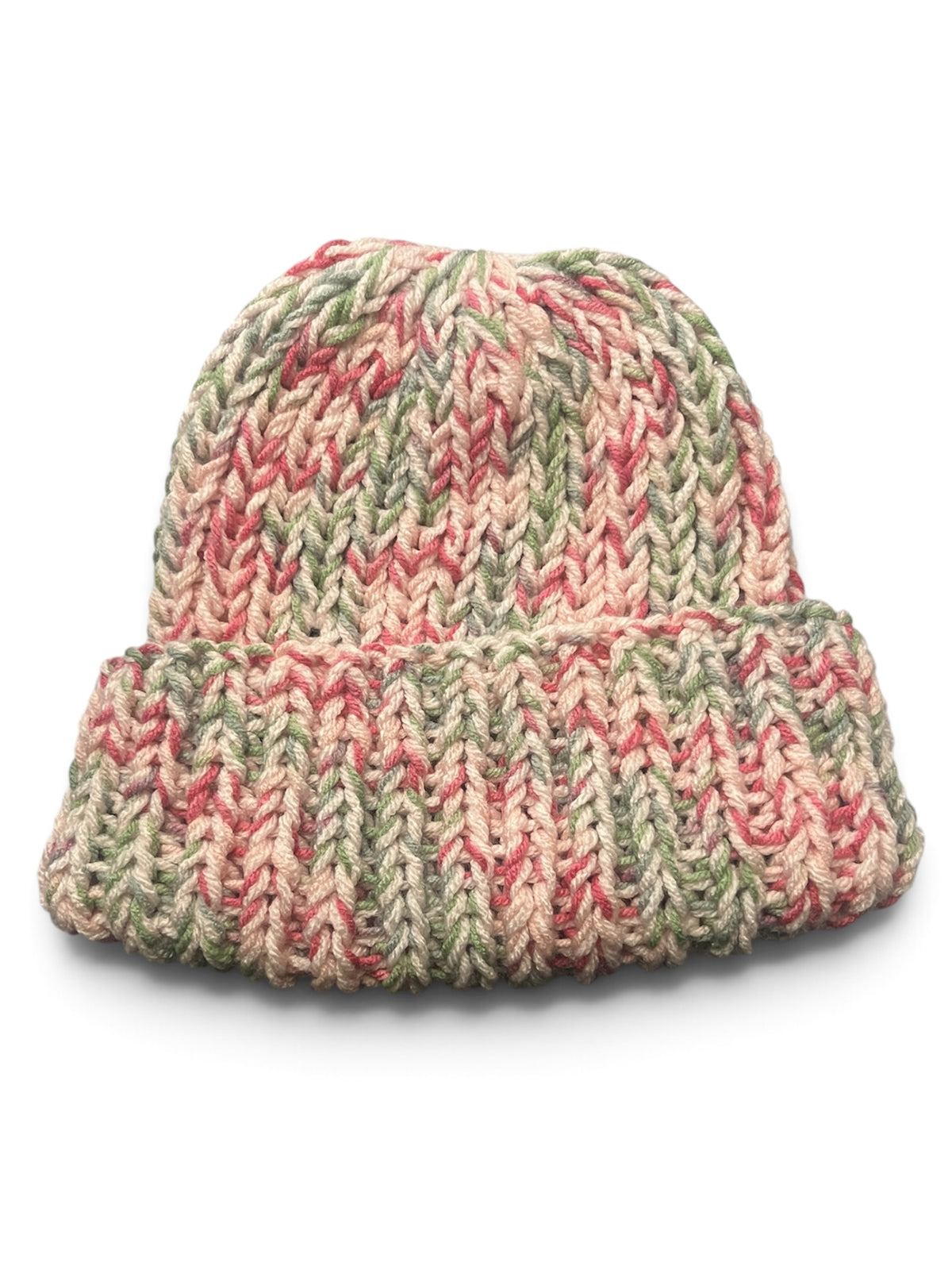 Stretchy Knit Beanie - Pink Primrose