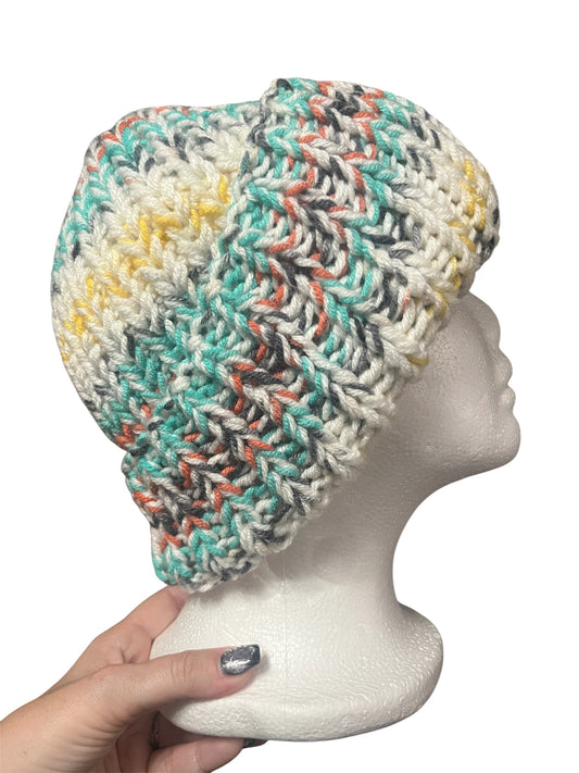 Stretchy Knit Beanie - Painted Canyon