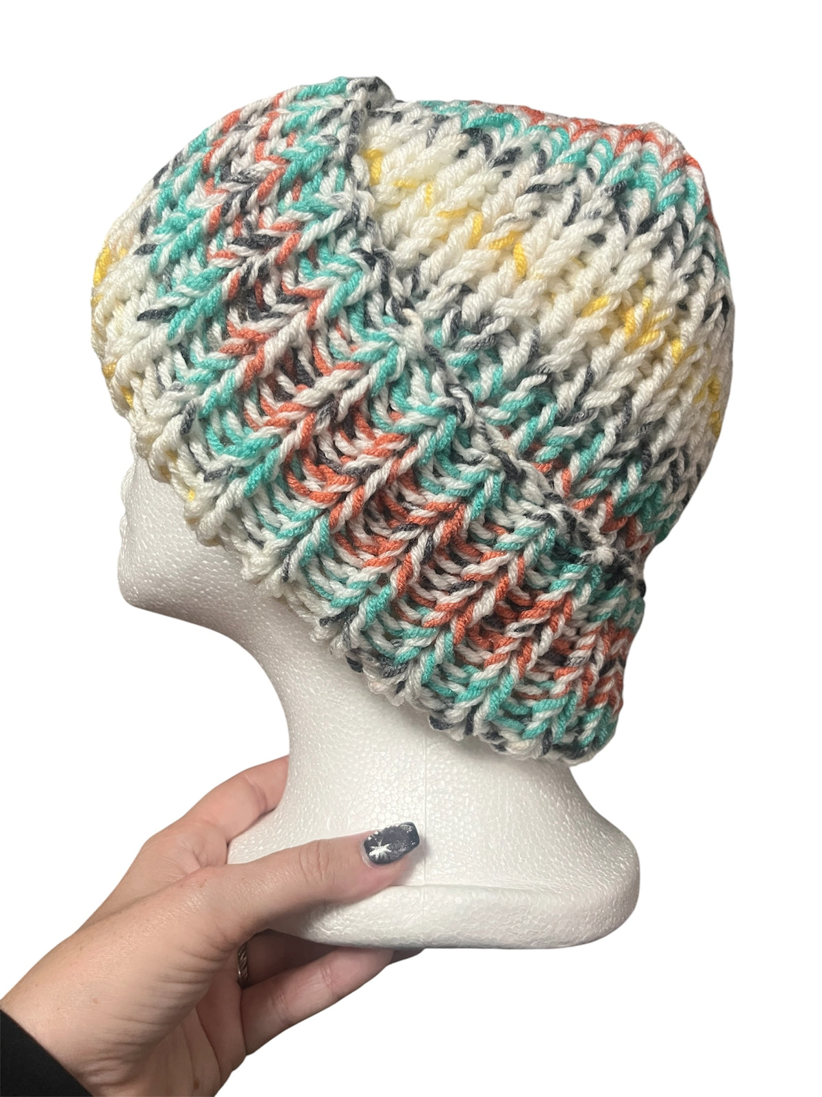 Stretchy Knit Beanie - Painted Canyon