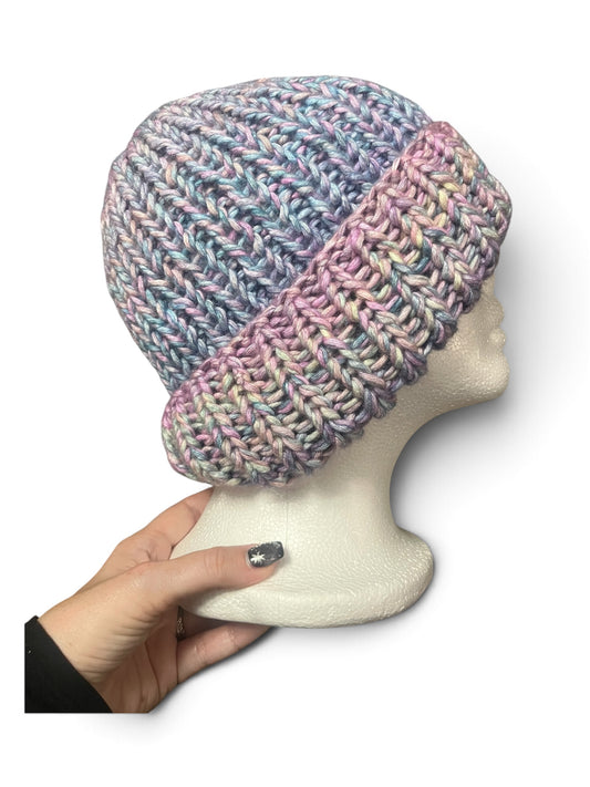 Stretchy Knit Beanie - Moonlight