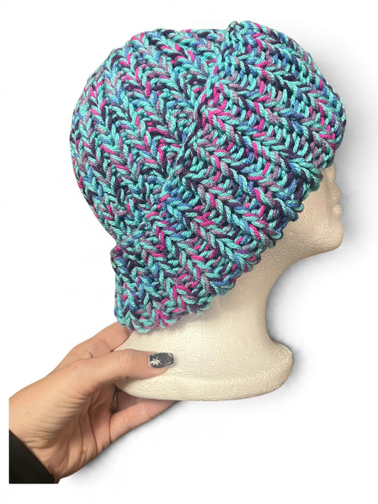 Stretchy Knit Beanie - Derpy