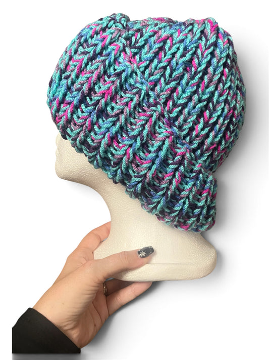 Stretchy Knit Beanie - Derpy