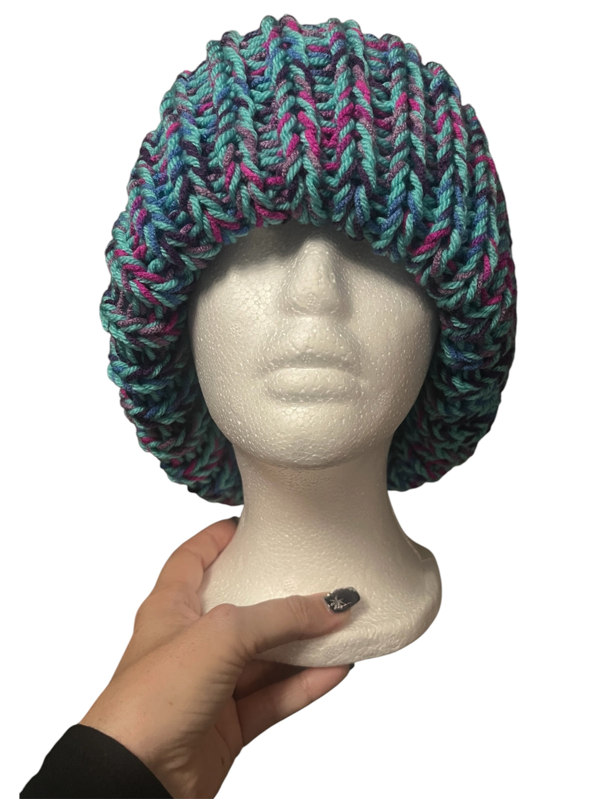 Stretchy Knit Beanie - Derpy