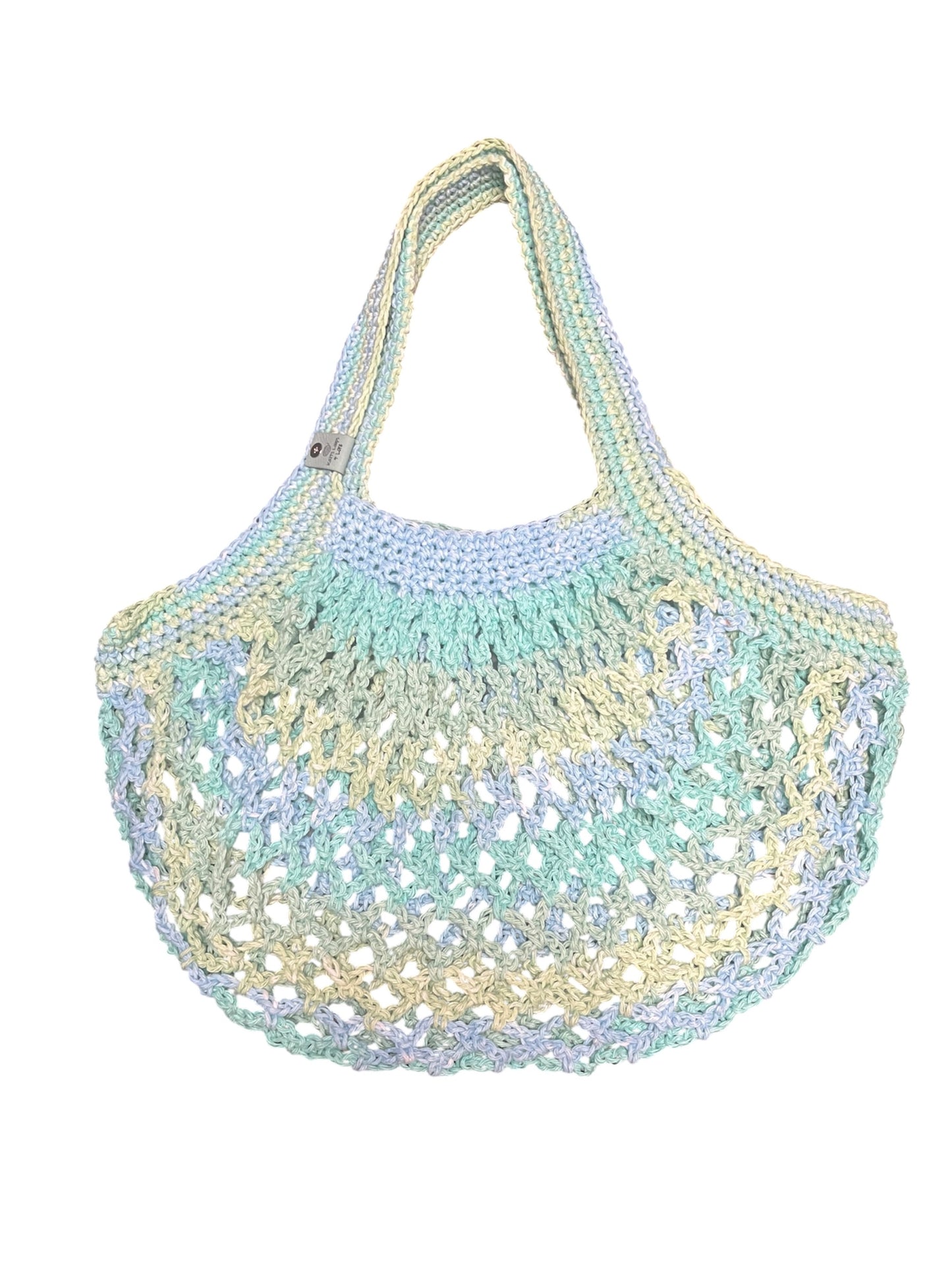 Ocean Stripes Mesh Market Bag